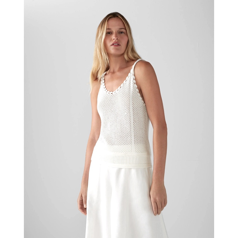 NWOT Club Monaco Crochet Tank